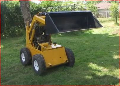 gl65 mini stand-on skid steer loader