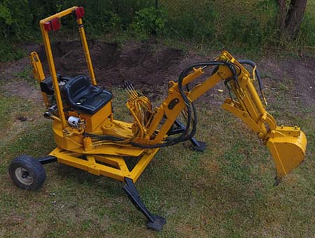 towable mini excavator