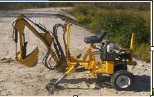 towable wp500 backhoe